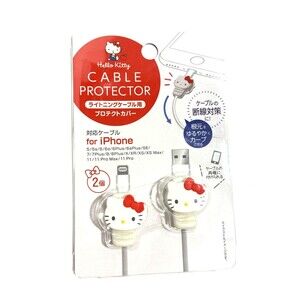 DAISO Sanrio Hello Kitty Lightning Cable Protector for iPhone